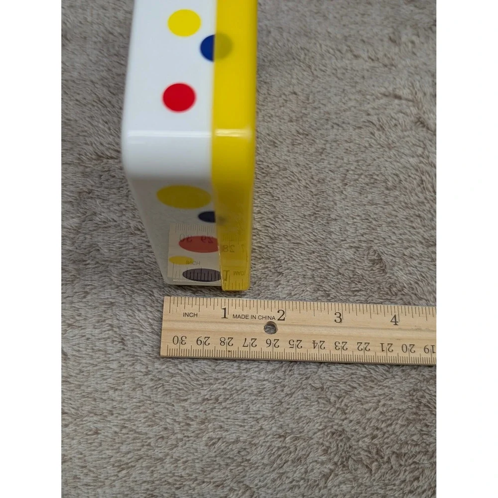 Wonder Bread Sandwich Storage Container 2010 Polka Dot Yellow White Plastic Case